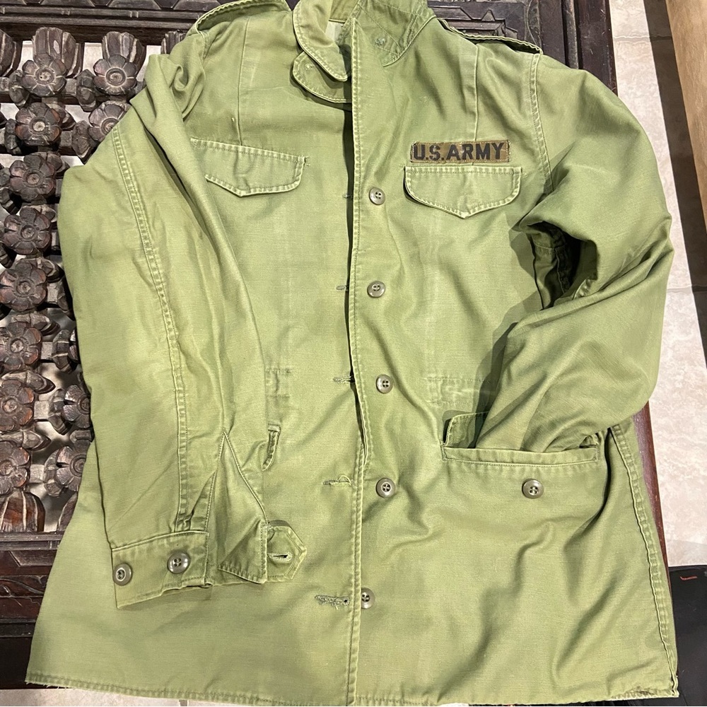 Army Field Utility Jacket Defense Military Nautical USA Gorpcore